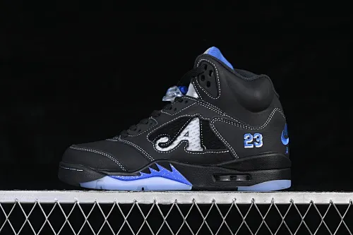 All categories Air Jordan Jordan series basketball shoes Air Jordan 5 TG version Awake NY x Air Jordan 5 "Black Metallic" AJ5 Joe 5 joint model black and gray DV4982-004